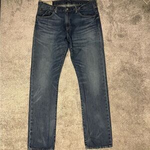 Polo Ralph Lauren Men’s Medium Blue Wash Jeans 100% Cotton Denim 34x34